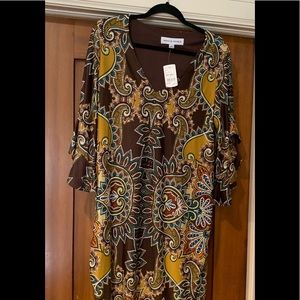 Perfect Fall colored dress casual or dressy!